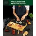 thumbnail image 3 of Large Charcuterie Boards: Cheese Board Set, Serving Tray & Platter - Unique Cheese Board and Knife Set, Housewarming Gift New Home, 3 of 9