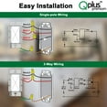 thumbnail image 4 of QPLUS Premium 3Way 2nd Generation Dimmer Switch with Wall Plate - cUL & FCC Certified (Digital Circuit), 4 of 5