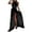 Black, variant on Elegant Dresses for Women Midi Dresses for Women Daily Slim Shift Dress Long Dress Sleeveless Cold Shoulder Solid&Print Split Hem Drawstring Casual Dress