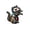 A, variant on Anxinwu Day of the Dead Wooden Skeleton Cat Hanging Pendant - Colorful Carved Dia de los Muertos Ornament for Garden, Patio, Party, Outdoor Decor