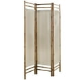 thumbnail image 4 of vidaXL Folding Room Divider Bamboo and Canvas Home Privacy Screen Multi Sizes, 4 of 9