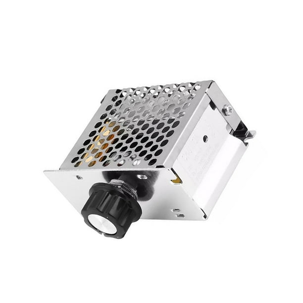 Kenally Regulador de voltaje de 4000 W, control de atenuación, cuatro terminales, reguladores electrónicos, atenuadores de empresas Herramientas eléctricas como se muestra 1