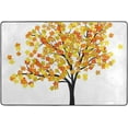 thumbnail image 4 of SKYSONIC 36x24in Autumn Maple Tree Area Rug, Non-Slip Floor Carpet for Indoor Living Dining Room Bedroom, 4 of 7