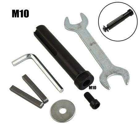 

Leke 100×19mm M10 M14 Adapter Angle Grinder into Drum Wheel Polisher Connection Rod