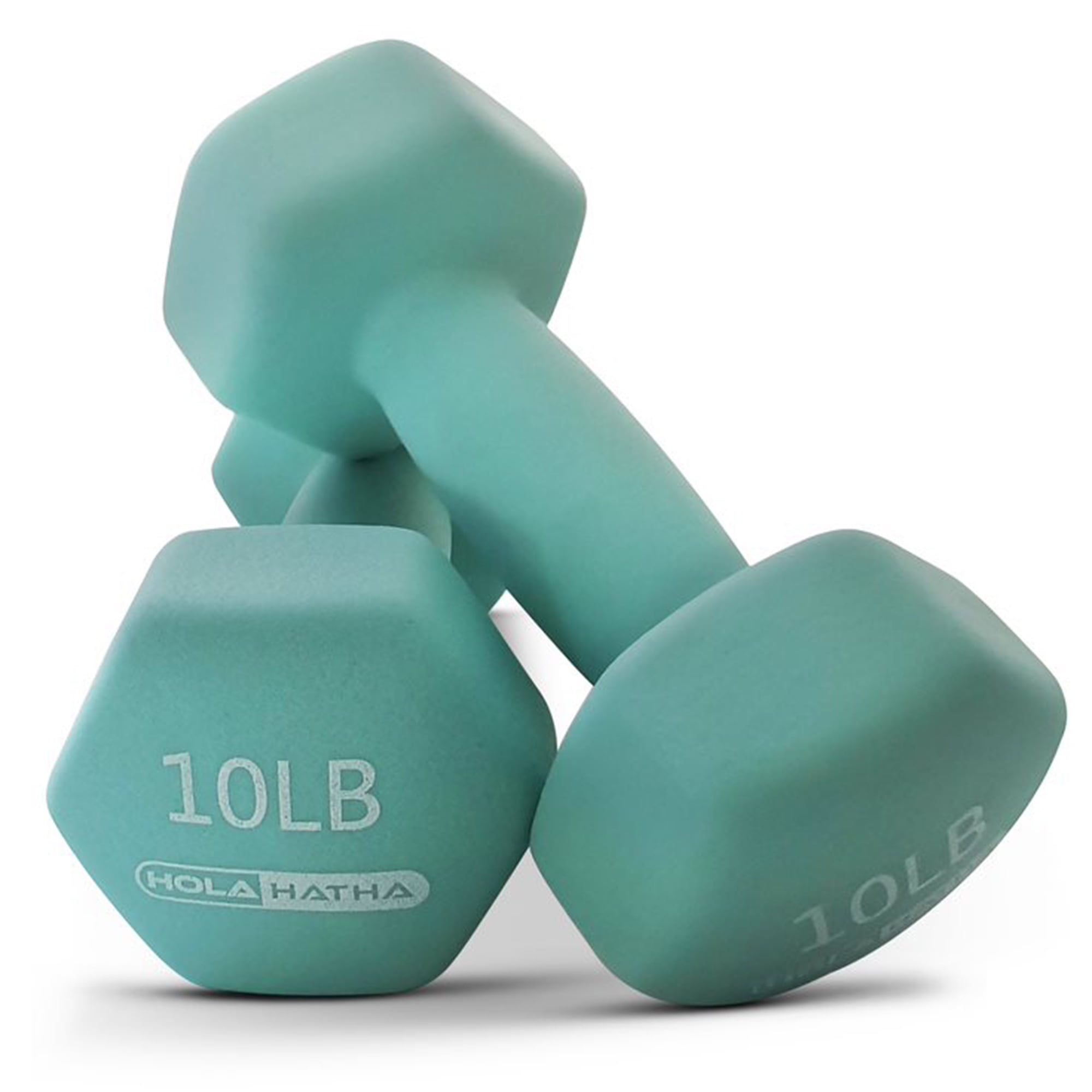 Holahatha 2 3 5 8 10 Lb Neoprene Dumbbell Free Weight Set W Rack Pastel Multicolor 56 Lb