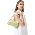 thumbnail image 2 of 90s Shoulder Bag for Women Vegan Leather Crocodile Purse Classic Clutch Handbag, 2 of 8