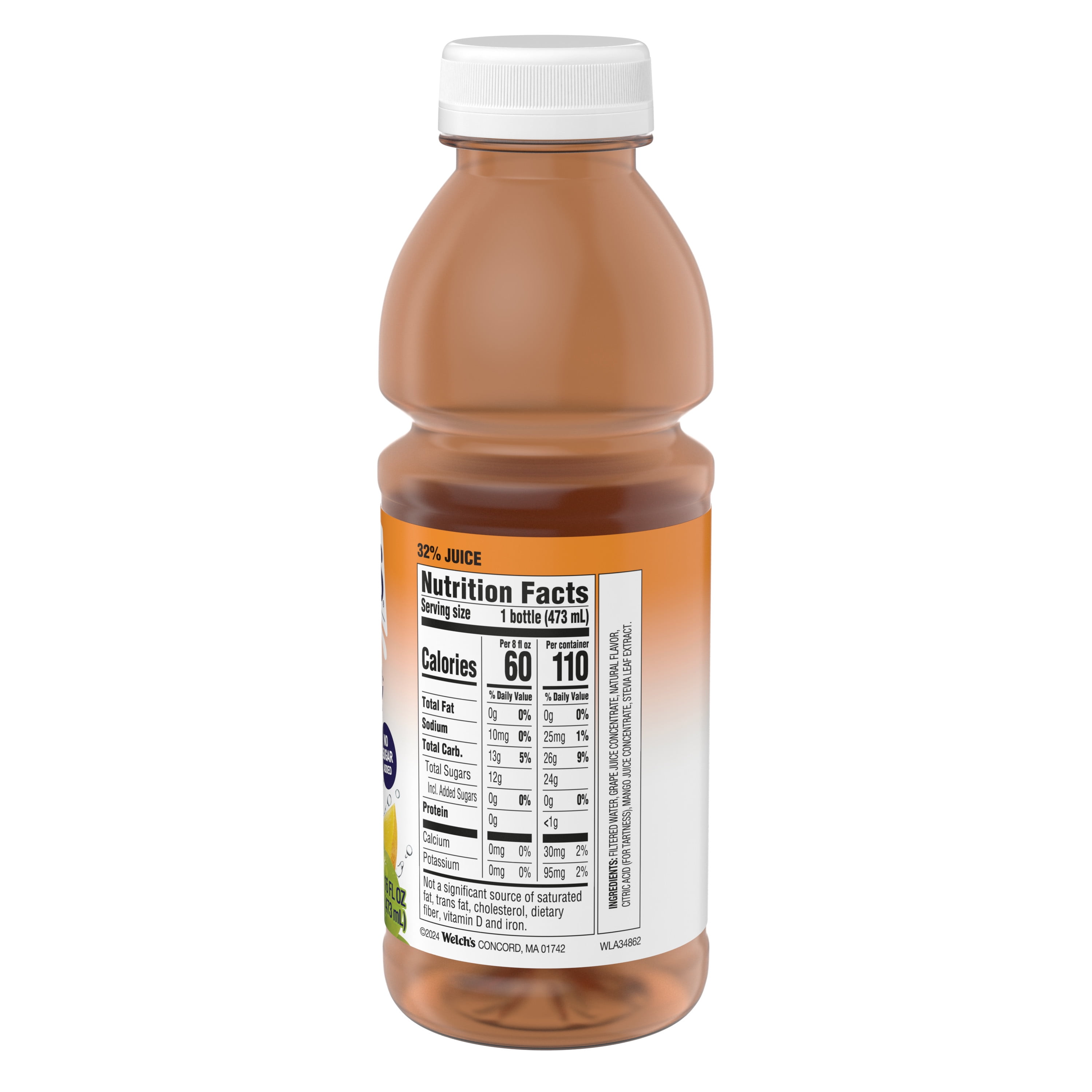 Welch's Mango Grape'ade Juice Beverage, 16 fl oz Bottle