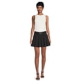 thumbnail image 3 of No Boundaries Juniors Pleated Skirt with Belt, Sizes XS-XXXL, 3 of 6