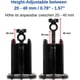 thumbnail image 4 of ¿Tapón universal para lavabo de baño? 40 mm, Tapón de desagüe cromado, De latón, con junta de goma, Tapón regulable en altura, Desagüe de bañera inoxidable y estanco, 4 of 6