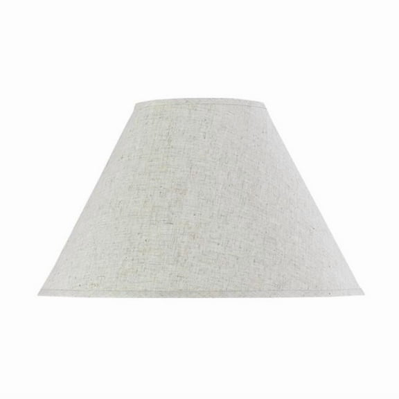 Cal Lighting Round Linen Fabric Shade