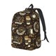 thumbnail image 1 of Easygdp coffee shop house Mochila de Lona Resistente para Laptop, Compatible con Laptops de 15 a 17 pulgadas, Ideal para Escuela, Trabajo y Viajes-Medium, 1 of 5