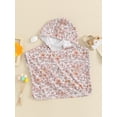 thumbnail image 2 of Toddler Baby Girl Hooded Beach Towels Infant Floral Swimsuit Cover up Summer Cute Beach Bath Poncho Towel Cloak, 2 of 7