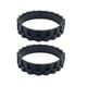 thumbnail image 5 of 1 pieza para accesorios S5/T6/T7, repuesto de piel para neumático de coche, piezas de aspiradora robótica, color negro, 5 of 5