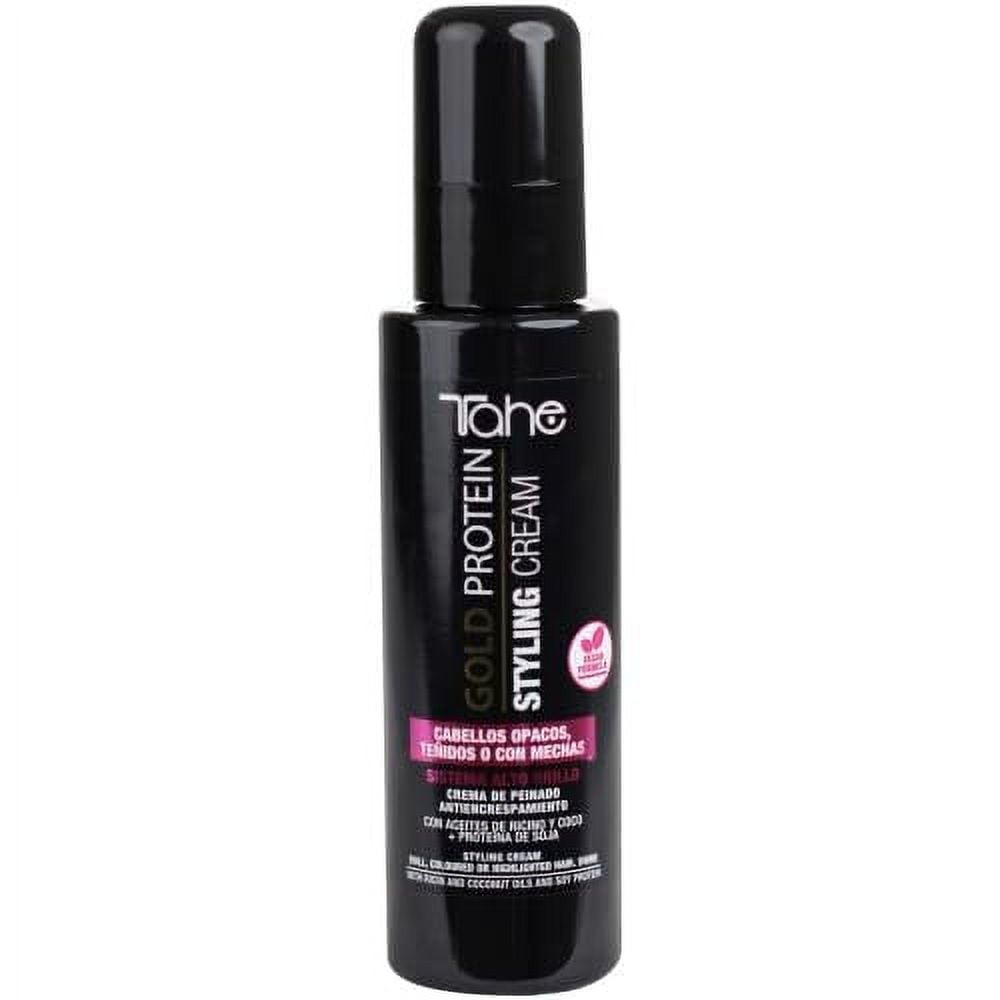 Tahe Gold Protein for Colored Hair Small Kit - Shampoo 300ml + Mask 400ml + Styling Cream 100ml