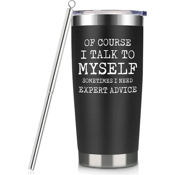 Boss Day Gifts For Him Gifts For Men Boss Male Birthday Christmas Presents For Coworker Friend Gift For Husband Boyfriends Men Him, 20oz Take To Myself Black Travel Tumbler Gift Set With Straw