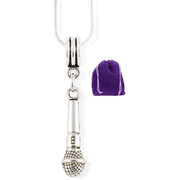 Microphone Necklace | Snake Chain Necklace