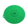 thumbnail image 4 of Couvercle de joint en silicone, lot de 5 réutilisables résistant à la chaleur en silicone couvercle d'aspiration bol couvercle de tasse micro-ondes joint de stockage des aliments tout neuf, 4 of 10