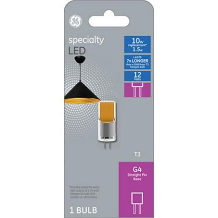 1W T3 Bulb LED G4 Base Desk Lamp, Warm White