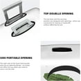 thumbnail image 6 of Leaf Initial Name D White Luggage Cover Elastic Washable Stretch Suitcase Protector Anti-Scratch Travel Suitcase Cover for Kid and Adult S (Fit 18-21 inch suitcase), 6 of 6