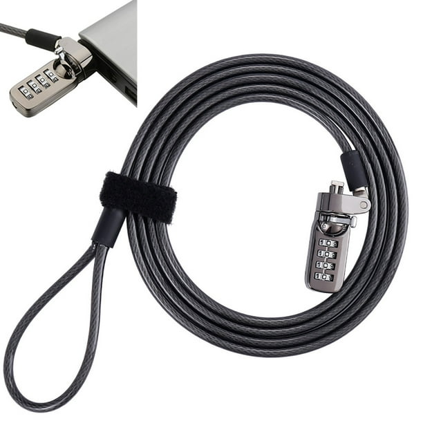 Cable antivol en acier pour PC, Tablette, Ipad, Smartphone, etc