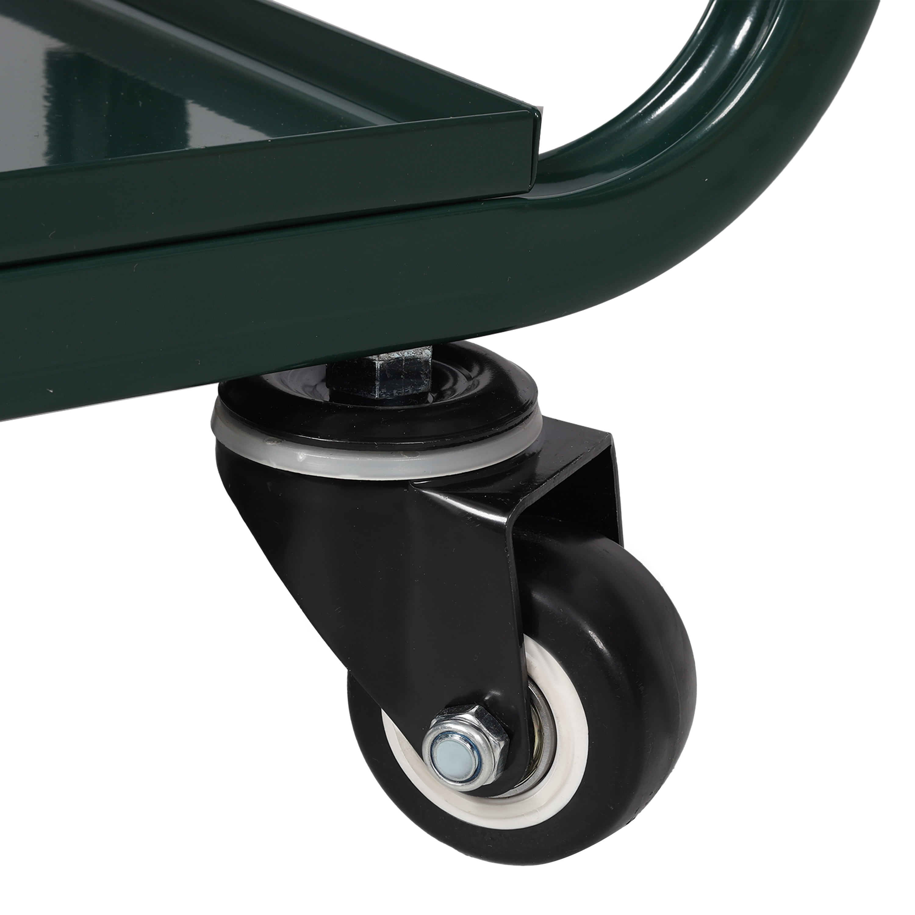 Heavy Duty 2-Tier Rolling Welding Cart Portable Welder Storage Trolley with Wheels for MIG TIG ARC Welder Plasma Cutter and Welding Accessories, Green