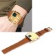 thumbnail image 1 of Reloj Digital Para Hombre, Reloj Digital Multifuncional Impermeable De 6 Dígitos Para Hombre, Cuadrado Suave Con Correa De Cuero Para Viajes, 1 of 7
