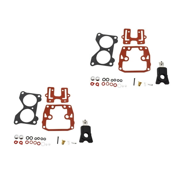 ALL-CARB 2 X Carburetor Carb Rebuild Repair Kits Replacement for V4 85 90 100 115 125 140 HP 439076