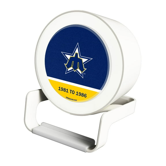 Seattle Mariners Cooperstown Team Logo Night Light Charger with Bluetooth Speaker