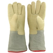 U.S. Solid LN2 Liquid Nitrogen Cryogenic Protective Gloves, 13.8"L 5.8"W