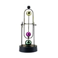 thumbnail image 1 of Movimiento perpetuo oscilante, arte cinético, sacudida electrónica, dispositivo oscilante, bolas de equilibrio, juguete de escritorio de ciencia física, decoración del hogar TUNC Sencillez, 1 of 5