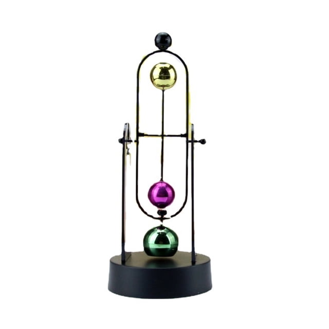 Movimiento perpetuo oscilante, arte cinético, sacudida electrónica, dispositivo oscilante, bolas de equilibrio, juguete de escritorio de ciencia física, decoración del hogar TUNC Sencillez
