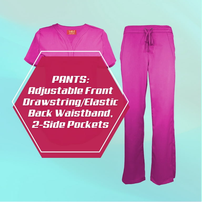 Natural Uniforms Women's Ultra Soft Stretch Drop-Neck 2 Pocket