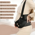 thumbnail image 6 of Belly Bands For Pregnant Women - Maternity Belt Pregnancy Support - Breathable Abdominal Binder, Back Support, 6 of 9