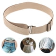 thumbnail image 5 of Cinturón elástico para mujer y hombre, cinturón elástico para pantalones vaqueros., 5 of 5