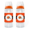 NFL - Baby Fanatic - 2 Pack Baby Bottle, Cleveland Browns