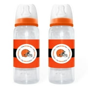 NFL - Baby Fanatic - 2 Pack Baby Bottle, Cleveland Browns