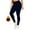 Navy, variant on High Waisted Leggings Dgankt Women Plus Plus Velvet High Waist Warm Tight Sports Winter Pocket Tight Elastic Comfortable Yoga Pants Long Pants