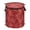Rose Pattern With Thin Lines, variant on Pop-Up Collapsible Laundry Hamper With Zippered Lid Dual Handles 50L Blue and Teal Chrysanthemum Flowers
