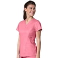 thumbnail image 1 of EON Haut de Blouse Médicale Col en V Uni pour Femmes COOLMAX, 1 of 2