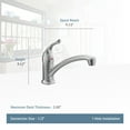 thumbnail image 3 of Moen Chateau Chrome Reflective One-Handle Kitchen Faucet, 3 of 3