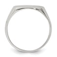 thumbnail image 3 of Auriga Fine Jewelry 925 Sterling Silver Signet Ring Size 11 for Men's, 3 of 6