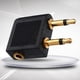 thumbnail image 2 of 2 Airline Airplane Jack 3.5mm Auricular Auricular Auriculares Adaptador de audio pcs, 2 of 5
