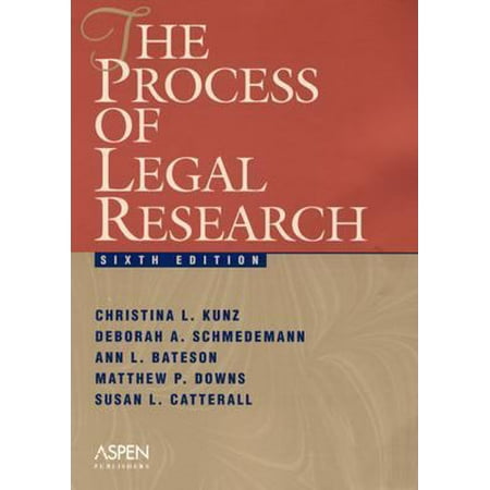 The Process Of Legal Research, Used [Paperback]