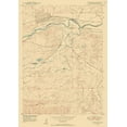 thumbnail image 2 of USGS 24x32 Black Ornate Wood Framed with Double Matting Museum Art Print Titled - Careyhurst Converse Wyoming Quad - USGS 1950, 2 of 4