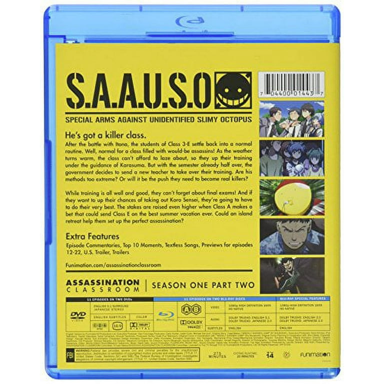 Assassination Classroom: Season 1, Part (Blu-ray)