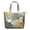 Olive-green-6, variant on Hawaiian Floral Travel Tote Bag - Spacious Zipper Closure Weekender with Interior Organization, Botanical Design, Airline-Friendly Carry-On for Women & College Students