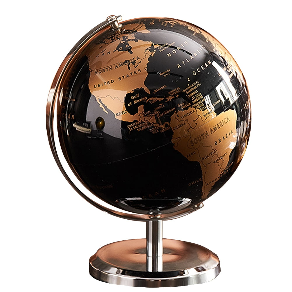 Table Desktop Globe Decorative Metal Geographical Earth World Map Globe Gift 