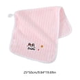 thumbnail image 4 of FEOLGEHLY 1 Pcs Cute Hand Towels for Kids, 10x20 inch Soft Bath Hand Towels, Quicker to Dry, Lightweight and Highly Absorbent Face Towels for Bathroom Kitchen Travel, Pink, 4 of 7