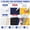 Blue, variant on Fabric Marking Pen,Heat Erasable Tailor Marker Press Style Replaceable Refill Included Smooth Writing Tip,Sewing Craft Tool for Garment Quilt Embroidery Diy Production(Red)