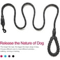thumbnail image 6 of Dog leashes for Large Dogs Rope Leash Heavy Duty Dog Leash with Comfortable Padded Handle and Highly Reflective Threads 5 FT for Small Medium Large Dogs, 6 of 9